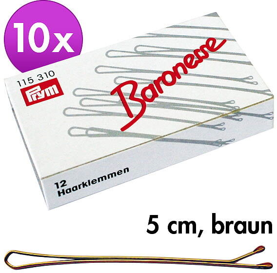 Prym Baronesse Haarklemmen (120 Stück)