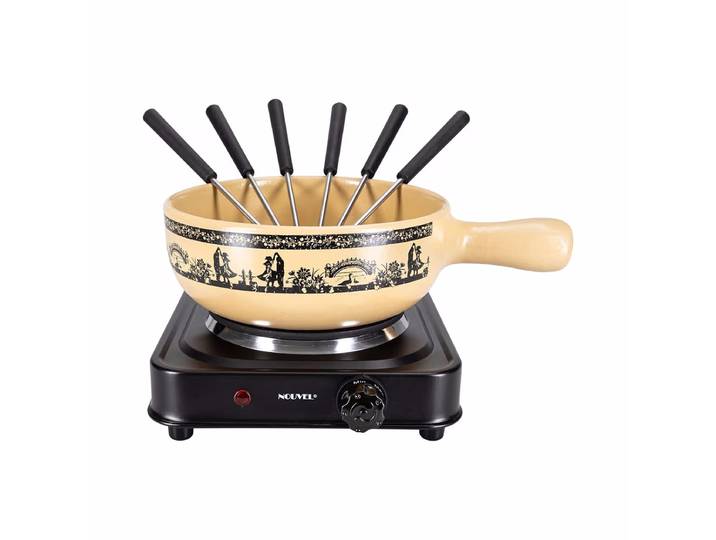 Nouvel Fondueset Paartanz Fondue – Fondue Set – schwarz