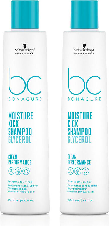 Schwarzkopf BC Clean Moisture Kick Shampoo 250ml Double
