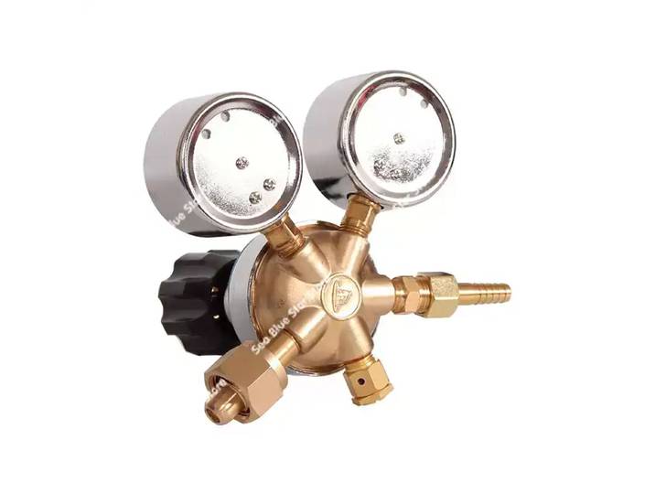 Décompresseur de dioxyde de carbone YQT-6 0.6*25MPA tout en cuivre