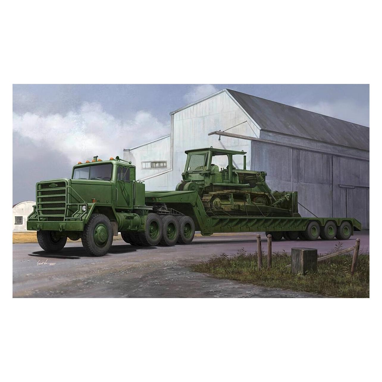 Trumpeter M920 Tractor tow M870A1 Semi Trailer (01078)
