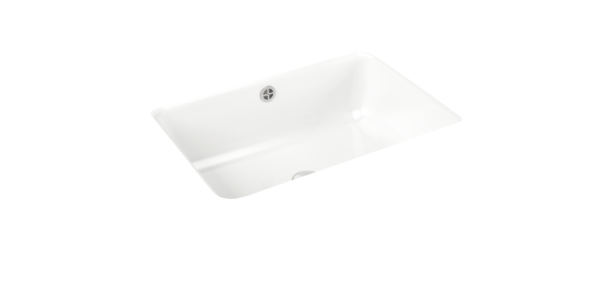 Kaldewei Cayono Unterbauwaschtisch 913706003001 59,6x42,6cm, mit Überlauf, Schallschutz, weiß Perl-Effekt