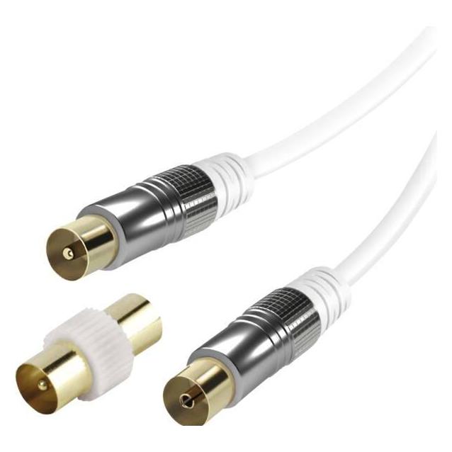 Vivanco Antennenkabel (90 dB, Antennenkabel) (VVAN20MMMETW)