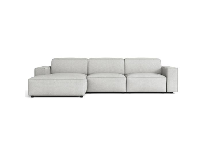 Modulares Ecksofa Sellmo, L-förmig, linksseitig, hellgrauer