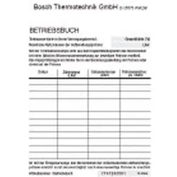 Bosch Thermotechnik Betriebsbuch Doku VES_B