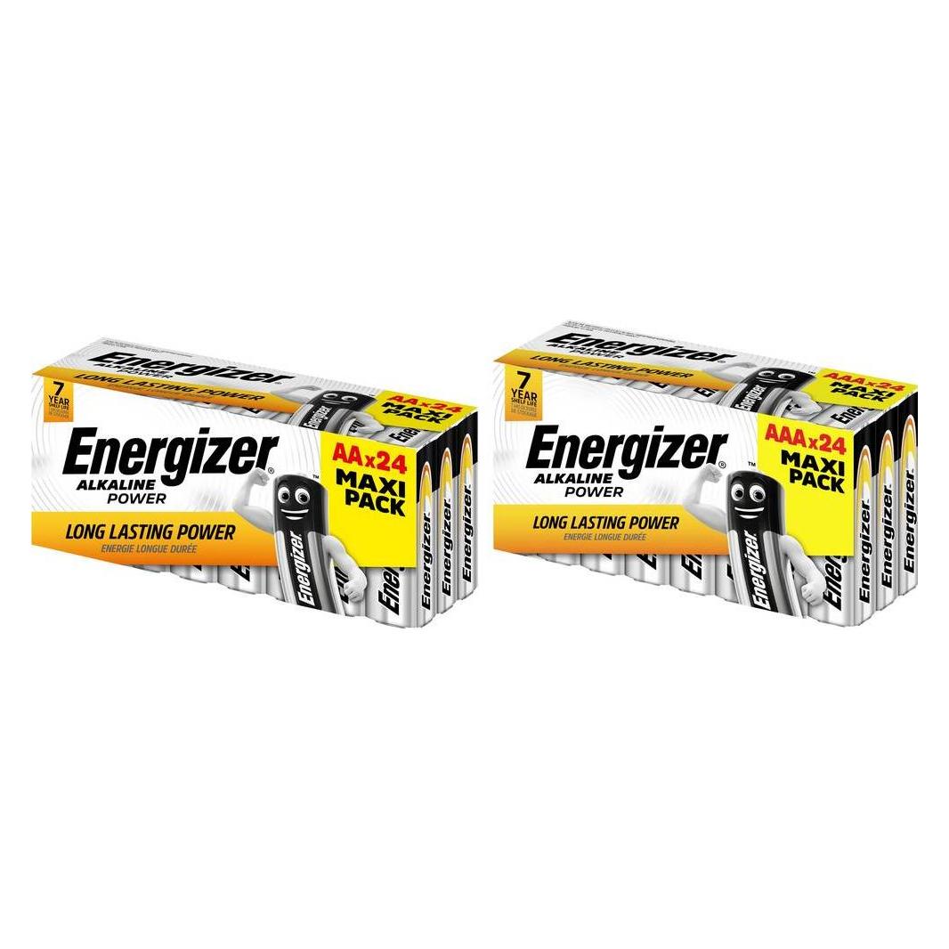 Energizer Batterie-Set Micro Mignon 48 St. (48 Stk., AA, AAA) (E303271700 & E303271600)