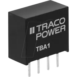 TBA 1-2413 - DC/DC-Wandler TBA 1, 1 W, 15 V, 65 mA, SIL-4