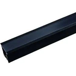 Rutec Projekt Abdeckung blacklight für Profil TUP35/35 / TKP35/35, bündig, Polycarbonat (PC), abdunkelnd, mattschwarz, 200cm RUP-PFB980
