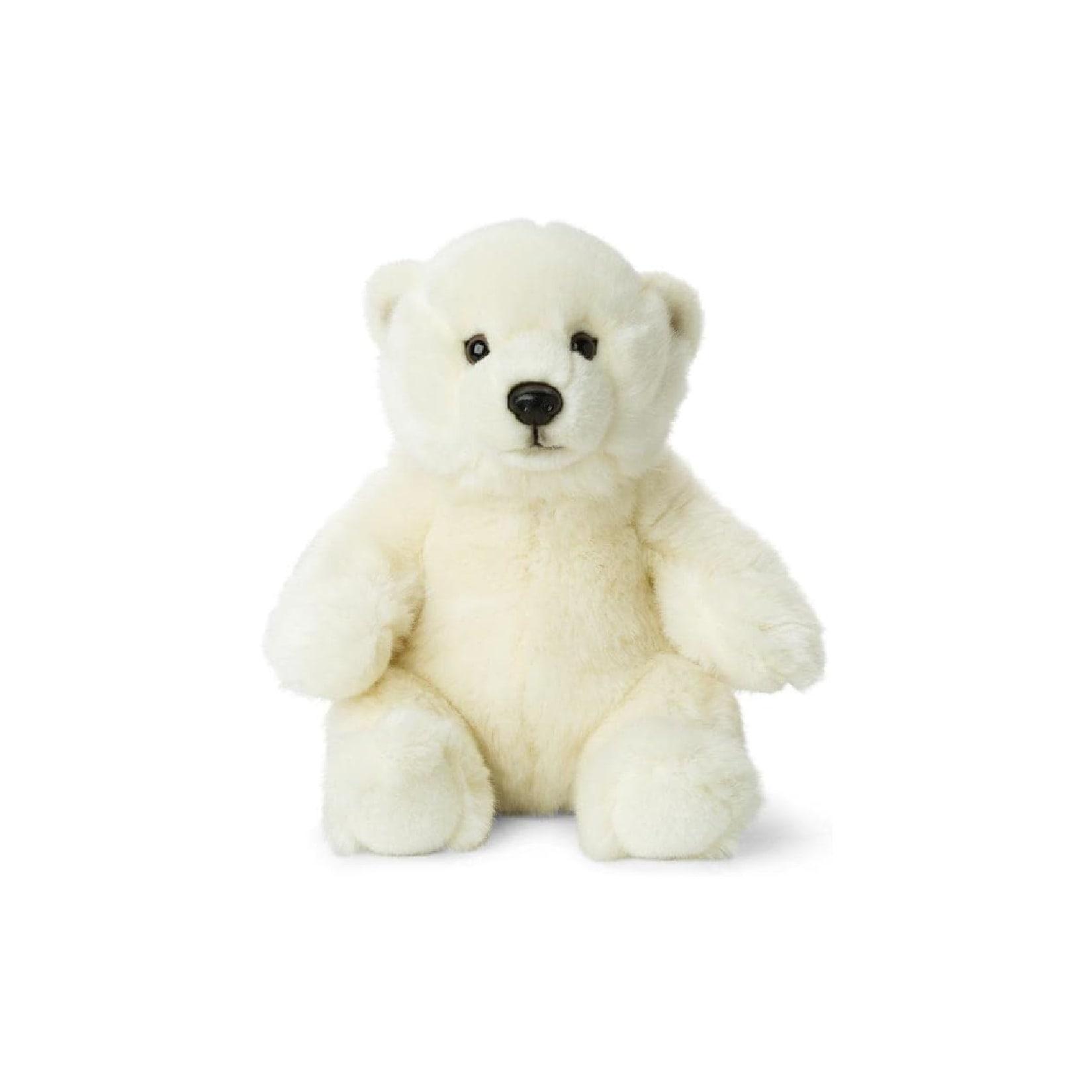 WWF Plüschtier Eisbär (sitzend, 22cm) lebensecht Kuscheltier Stofftier