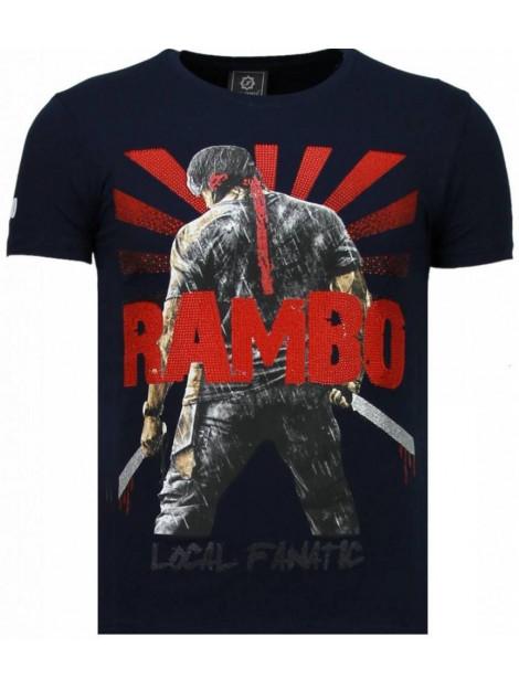 Local Fanatic Rambo shine rhinestone t-shirt