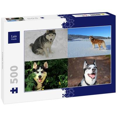 Lais Puzzle Collage Husky 500 Teile