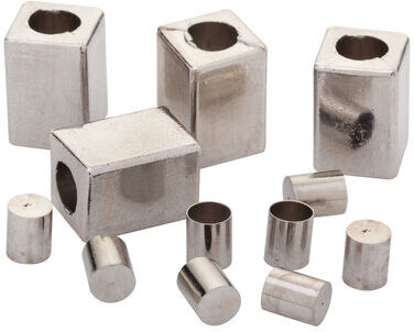 Schiebeverschlüsse, silber, 4 Stück