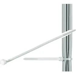 fixPOINT Kabelbinder »fixPOINT« 2,5 mm x 20 cm schwarz 100 Stück transparent