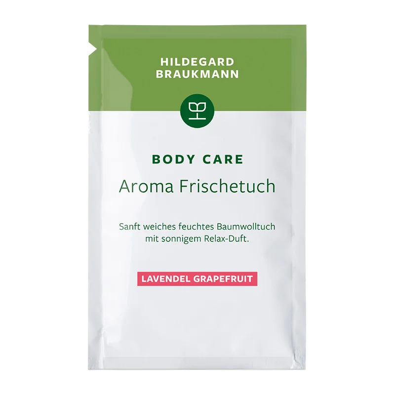 Hildegard Braukmann Aroma Frischetücher Lavendel Grapefruit, 10 Stück 05526