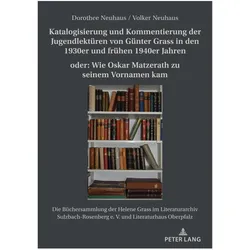 Katalogisierung und Kommentierung der Jugendlektüren von Günter Grass in den 1930er und frühen 1940e, Fachbücher von Volker Neuhaus, Dorothee Neuhaus