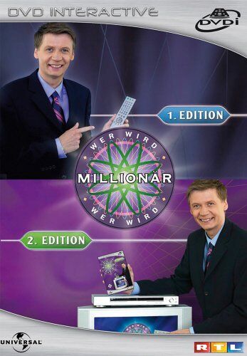Günther Jauch - Wer wird Millionär? - 1.+ 2. Edition (Interaktive DVD) - Preis vom 09.10.2026 07:28:09 h