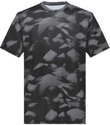 Holloway 222596 Stock Cotton-Touch Poly Top in Glacier Black size 3XL   Polyester/Spandex Blend