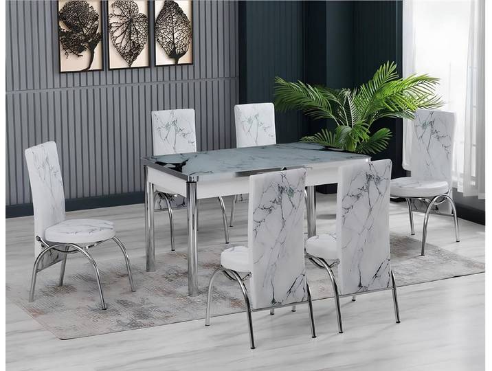 Xlmoebel Esstisch Moderner quadratischer Holztisch in Braun für vielseitige Nutzung, Made in Europa