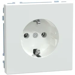 Merten MEG2301-6035 SCHUKO-Steckdose, Steckklemmen, Lotosweiß, System Design MEG23016035