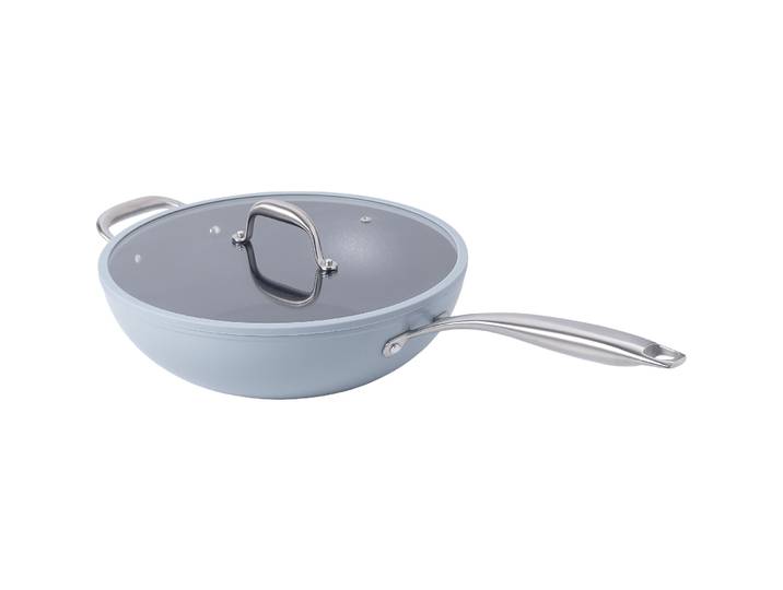 Bratpfanne Colori grau / schwarz Aluminium D 30 cm
