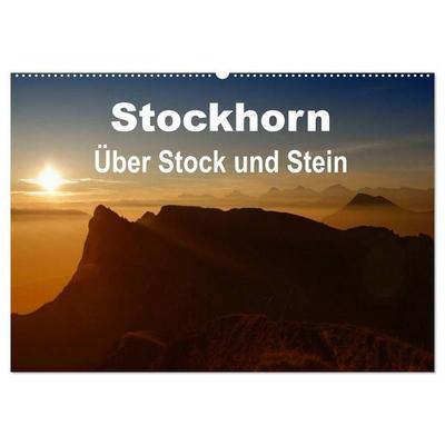 Stockhorn – Über Stock und Stein (Wandkalender 2027 DIN A2 quer), CALVENDO Monatskalender