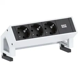 Bachmann, Steckdosenleiste, DESK2 - 3xSchuko (3x, CEE 7/3)
