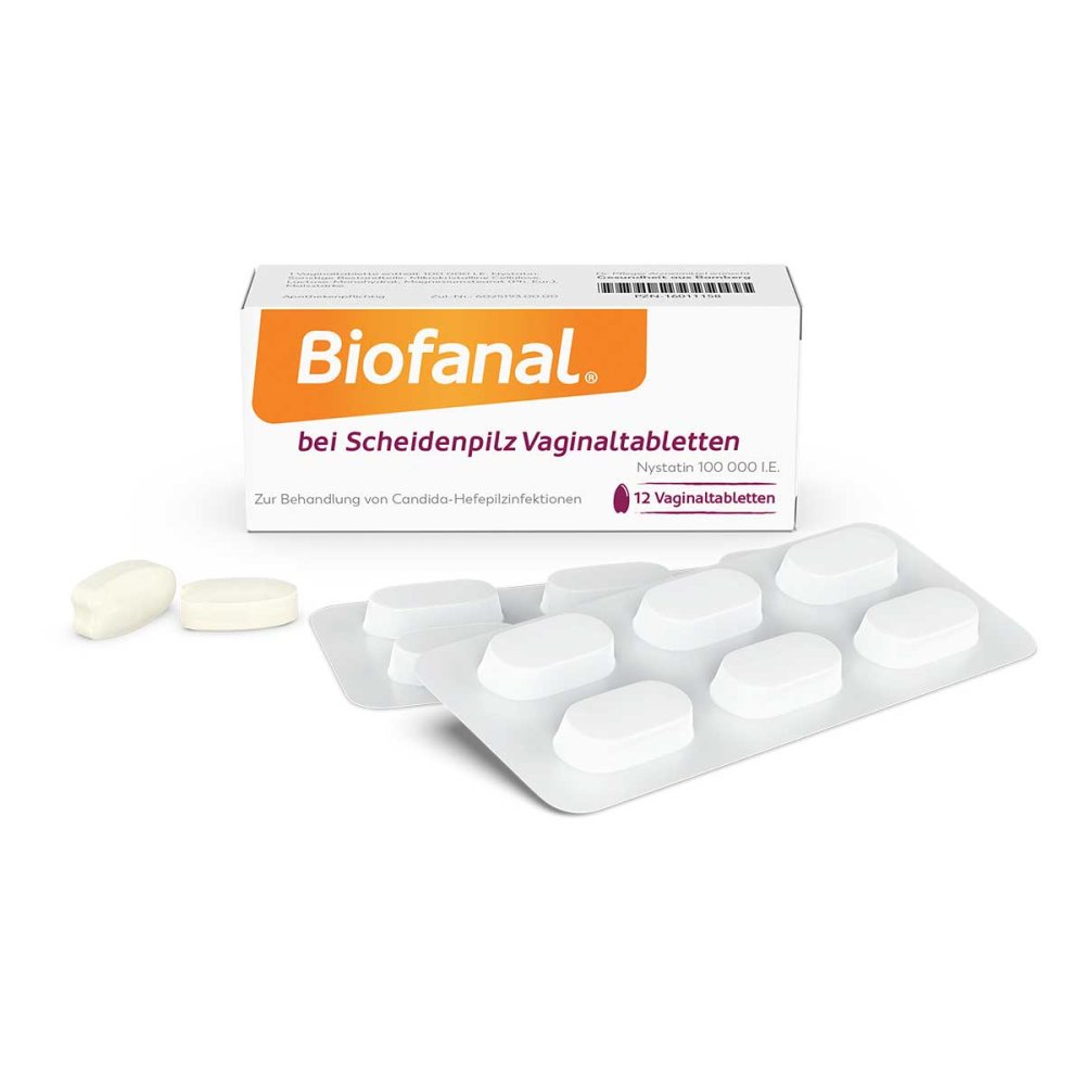 Dr. Pfleger Arzneimittel GmbH Biofanal bei Scheidenpilz 100 000 I.e. Vaginaltabletten 16011158