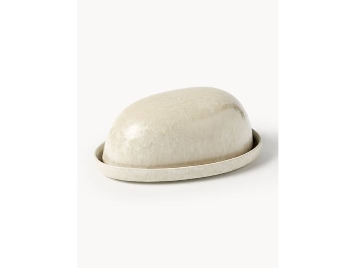 Beurrier artisanal de forme organique Macey