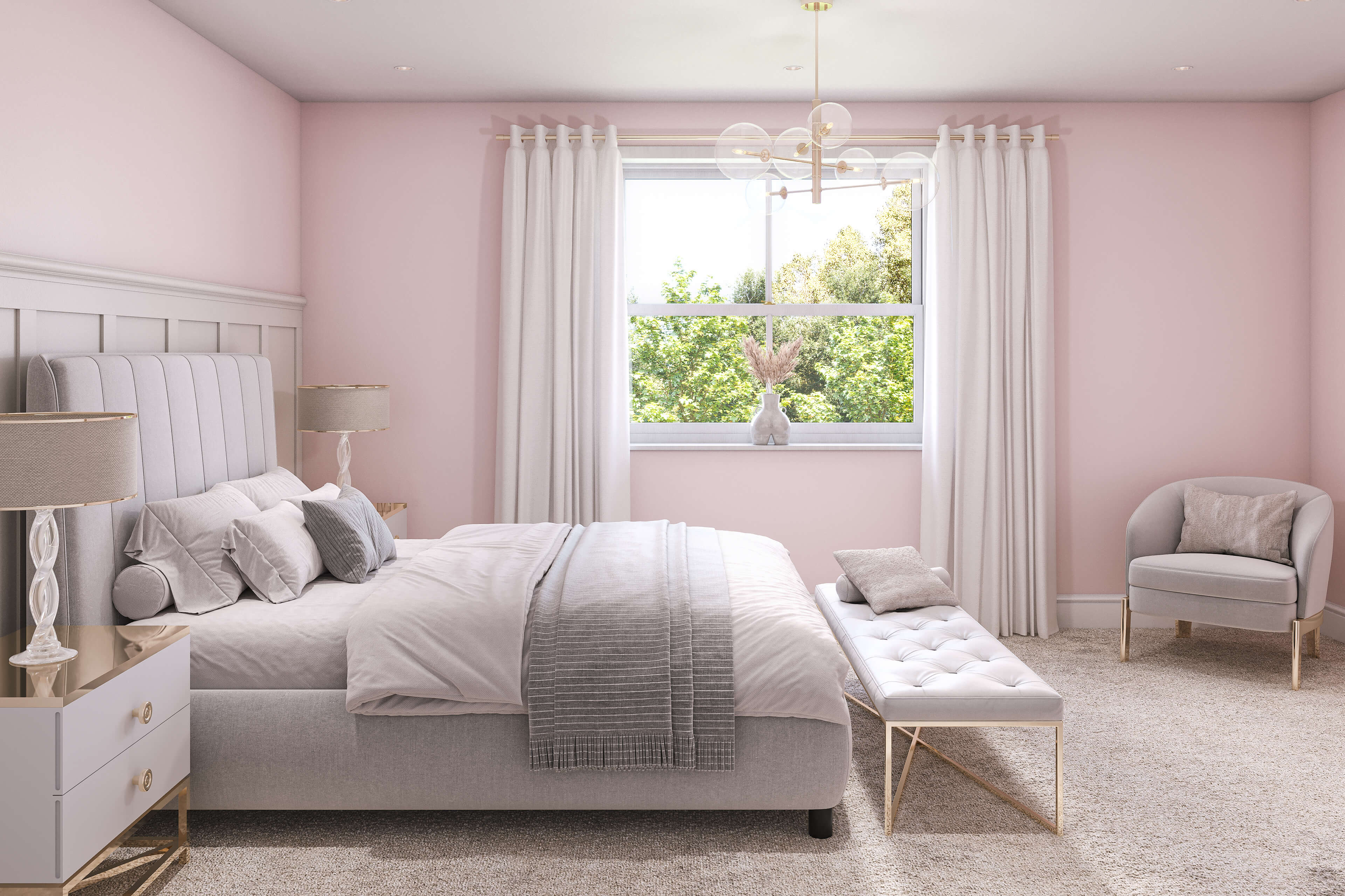 Hemway Peel and Stick Sample - Interior Paint - Blossom Pink