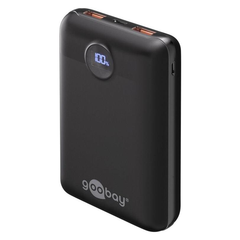 Goobay Powerbank Kompakt 20.000 mAh (20000 mAh, 22.50 W) (65869)