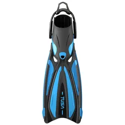 Tusa - Solla SF-0114 - Geräteflosse mit Bungee-Straps - Farbe: Fishtail Blue - Größe: L-XL