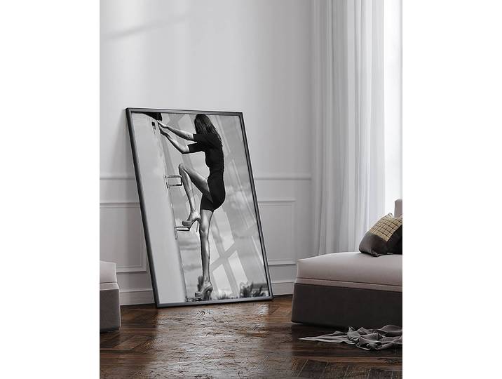 Bild Fugitive Buche Massiv, lackiert Acrylglas Multicolor 73 x 93cm