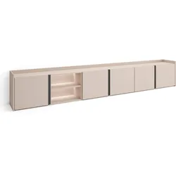 LOWBOARD, Beige, 309/35/50cm, mit Led