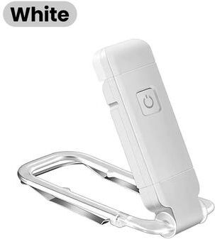 Uplifted Trends USB Mini Folding Reading Lamp Eye Protection Book Light Portable LED Study Light white