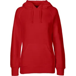 Neutral Damen Bio Kapuzen Sweater Hoodie O83101 red S