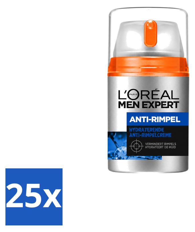 L'Oréal Men Expert Stop Falten Tagescreme 50 ml - Vorteilspack - 25 Stücke