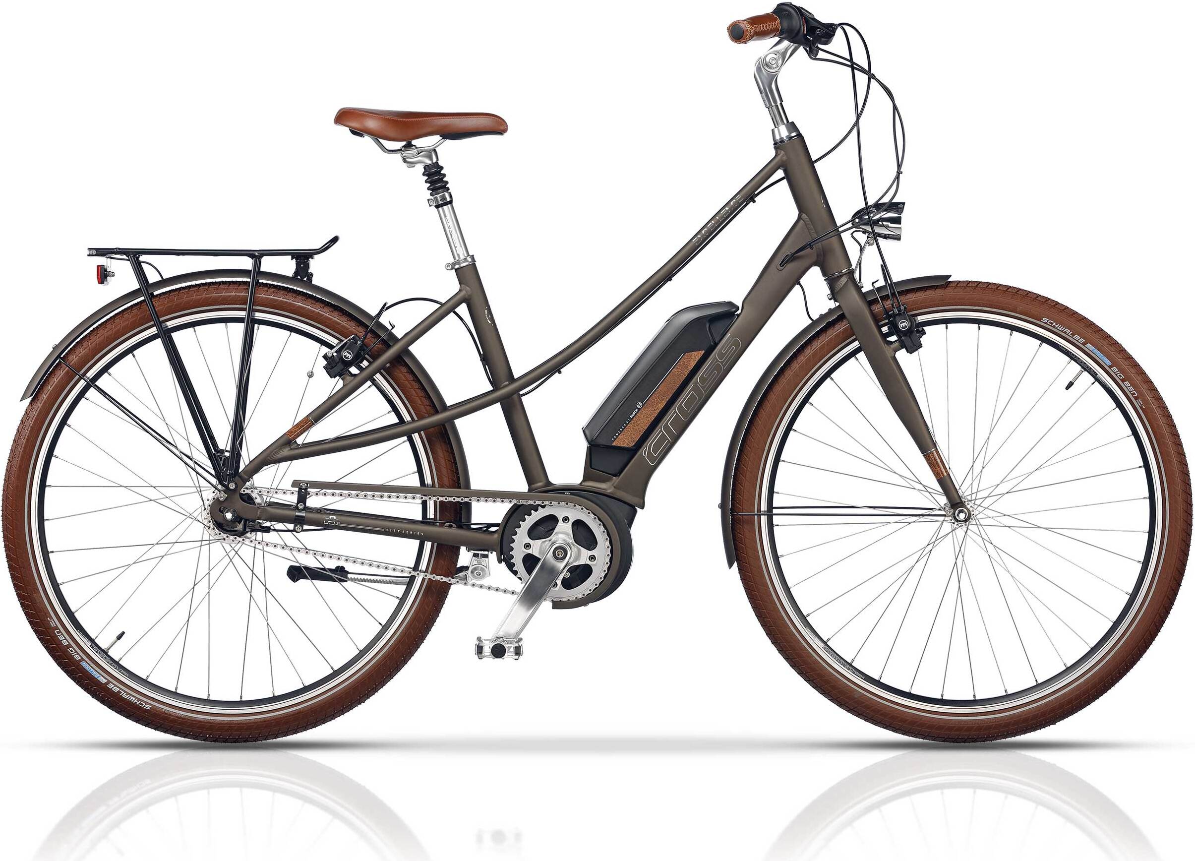 Airtracks 28 Zoll Damen E-Bike BOSCH City Fahrrad Excellence Active Line Plus 400 Wh 7-Gang Shimano NEXUS(53cm (Körpergröße 170-185cm))