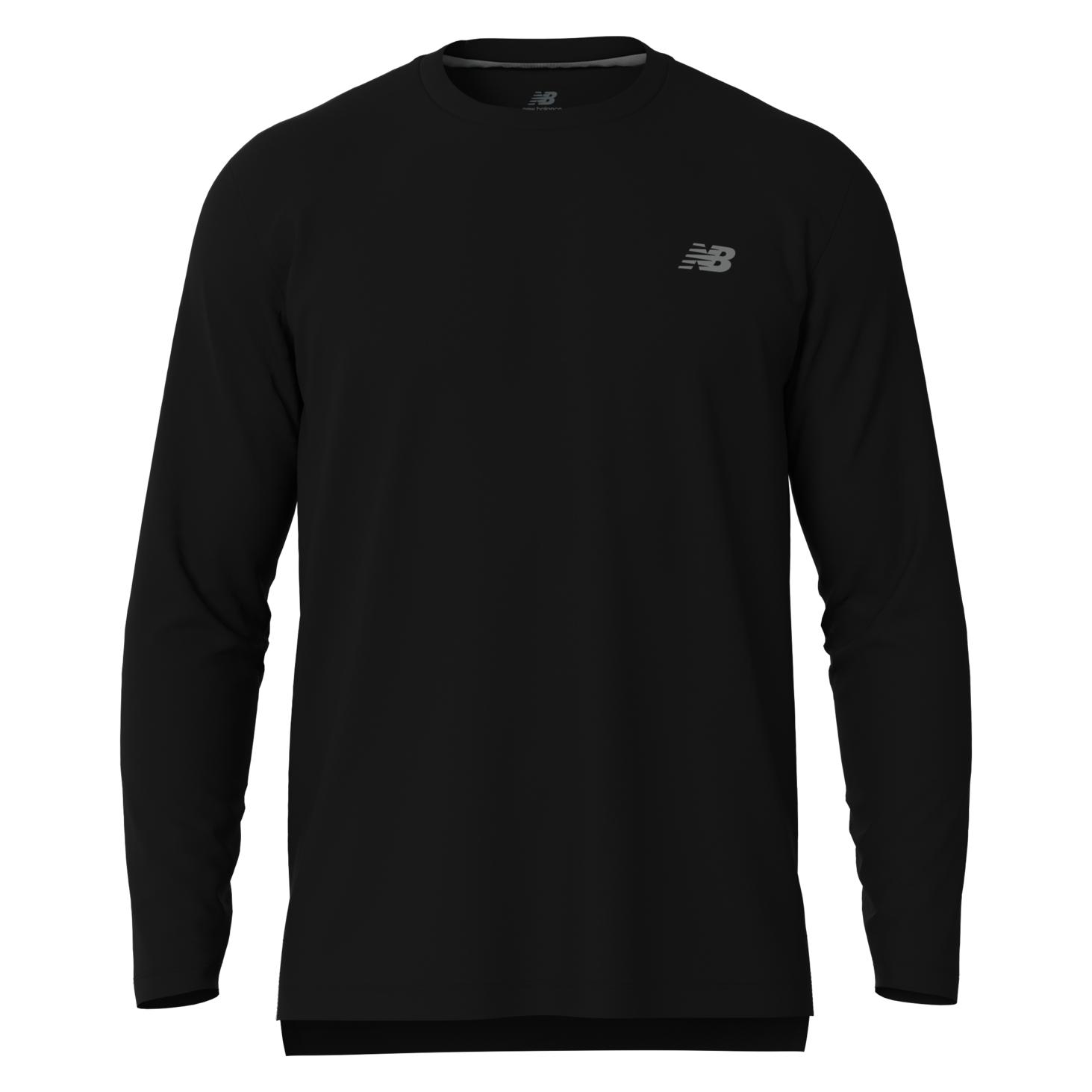 New Balance NB Athletics Run Long Sleeve T-Shirt (L) (MT41256BK)