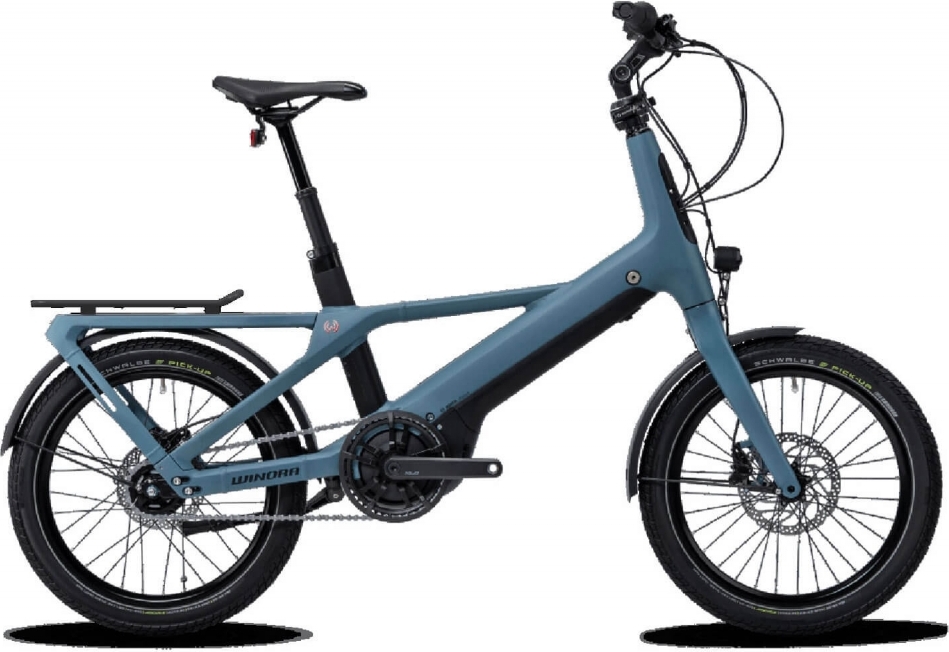 Winora radius Kompaktrad eBike grau