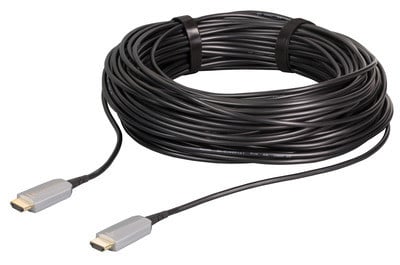 EFB Schott HDMI 2.0 AOC glasvezelkabel, 80 meter, HDMI Type A naar HDMI Type A, 4K 60Hz