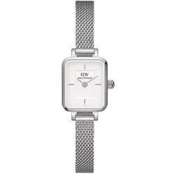 DANIEL WELLINGTON - QUADRO MINI STERLING - silber-weiß