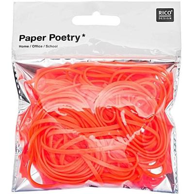 Gummibänder neon orange