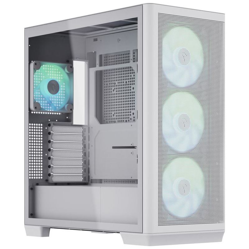 AeroCool Creator C1 Midi Tower ohne Netzteil weiss
