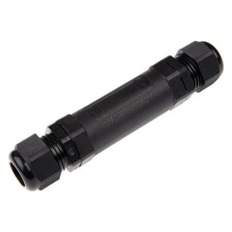 RS PRO Kabelverbinder IP68 3-polig schwarz (4691795)