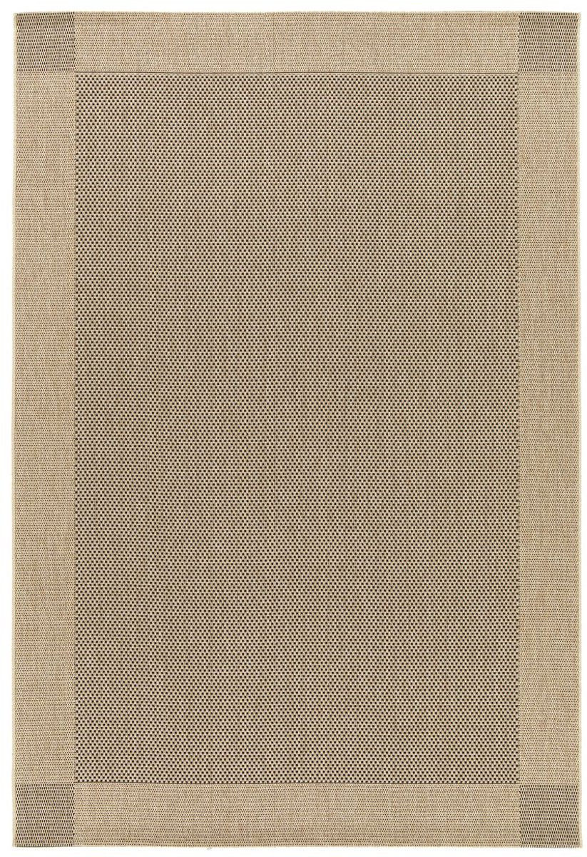 Tapeso Buitenkleed Bask Frame beige/zwart B: 160 cm, D: 230 cm