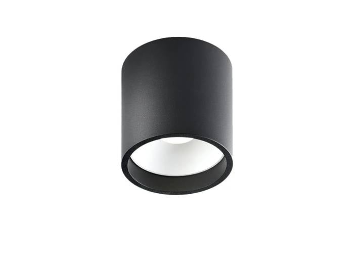 Light-Point Solo Round spotlight black/white, 3000 kelvins