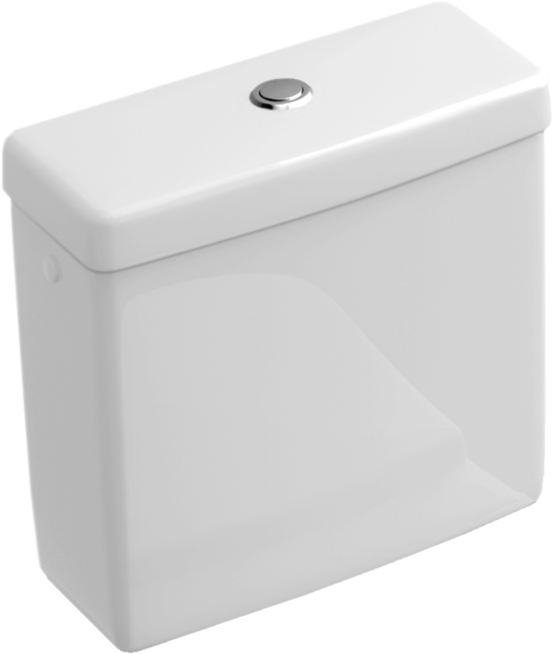 Villeroy und Boch Villeroy & Boch Spülkasten  weiss Ceramicplus, Innengarnitur mit Duo-Spartaste