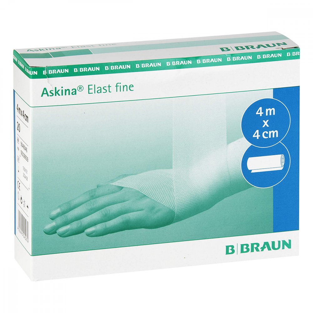 B. Braun Melsungen AG Askina Elast Fine Binde 4mx4cm lose 06338639