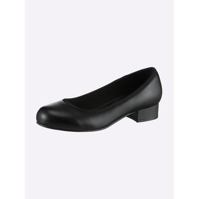 Pumps CASUAL LOOKS, Damen, Gr. 39, schwarz, Lederimitat, Schuhe Pumps