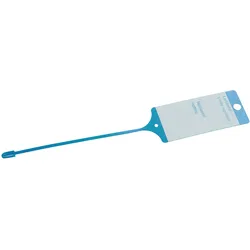 Schlüsselanhänger Werkstatt FIX, zweisprachig (Deutsch/Englisch) blau, PP